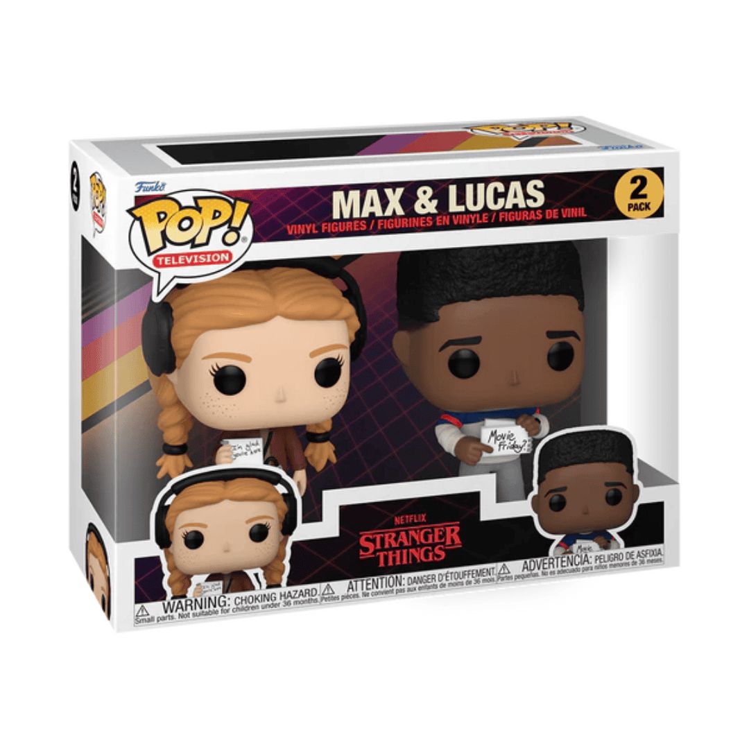 Max and Lucas Stranger Things Season 4 Funko Pop! Vinyl 2 pack