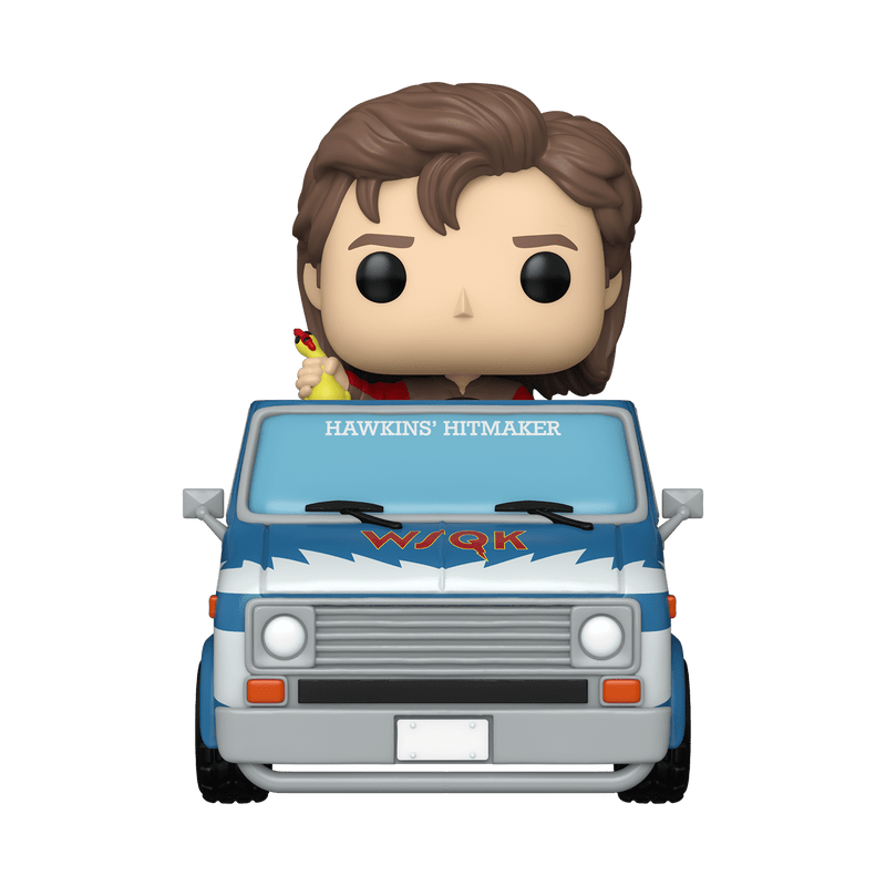 Steve With Squawk Van Pop! Rides Deluxe Stranger Things Funko Pop! Vinyl
