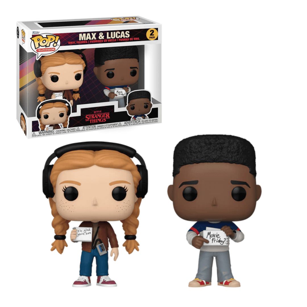 Max and Lucas Stranger Things Season 4 Funko Pop! Vinyl 2 pack