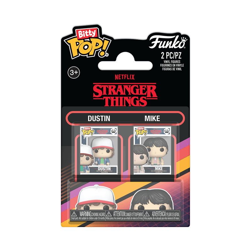 Dustin and Mike Stranger Things Funko Bitty Pop! 2-Pack