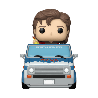 Steve With Squawk Van Pop! Rides Deluxe Stranger Things Funko Pop! Vinyl