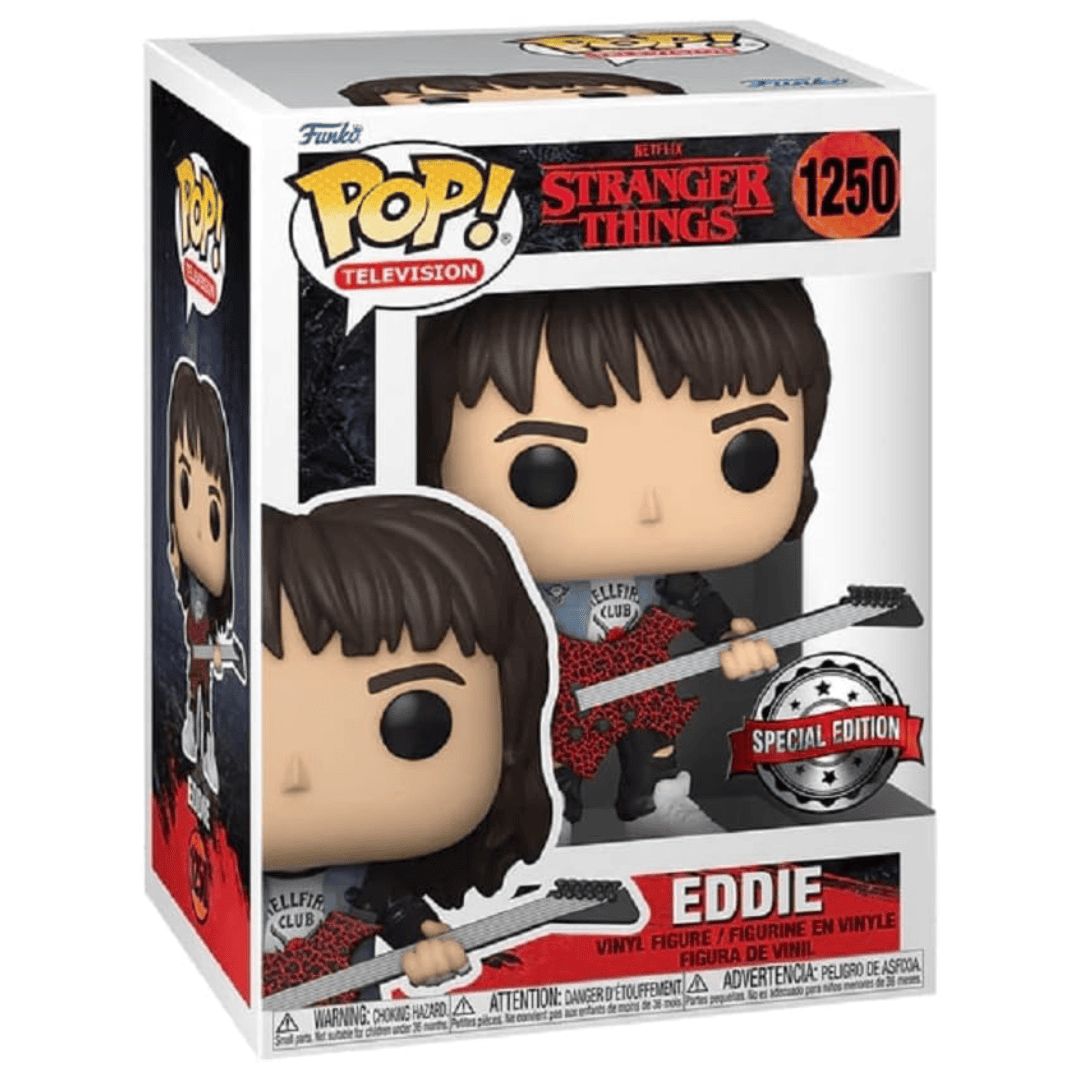 Eddie With Guitar Stranger Things Season 4 Funko Pop! Vinyl