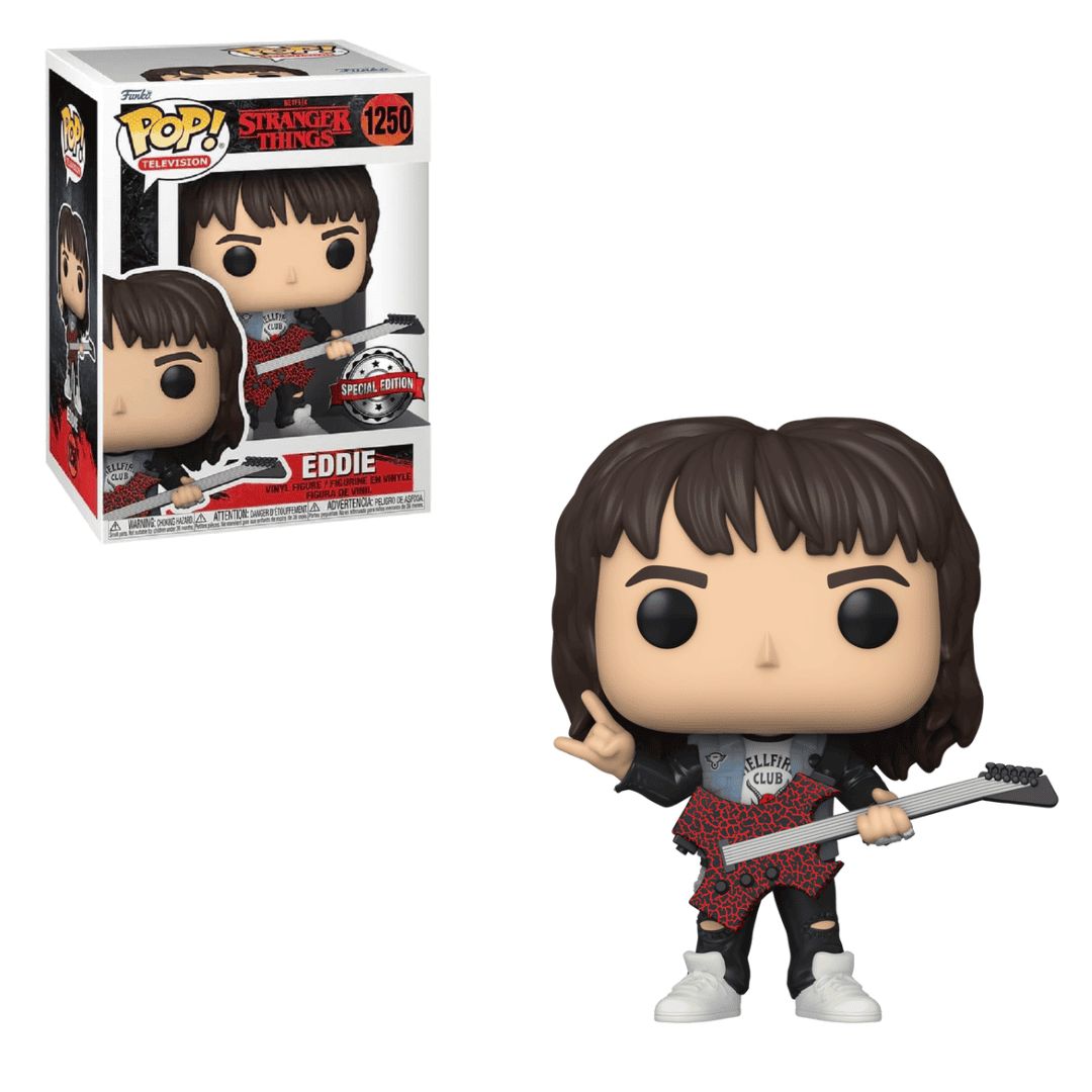 Eddie With Guitar Stranger Things Season 4 Funko Pop! Vinyl