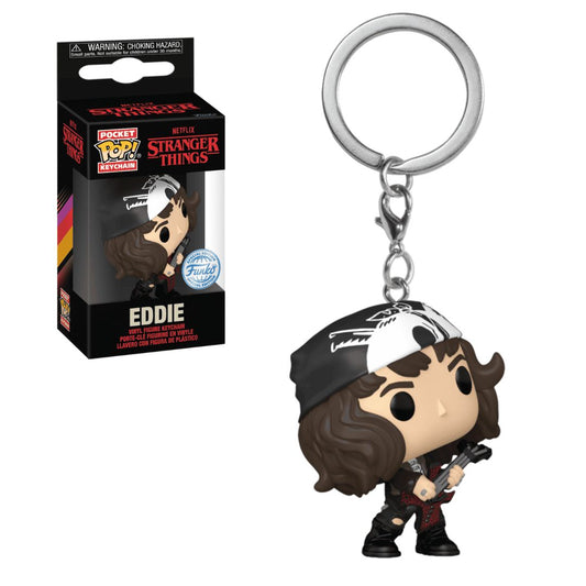 Hunter Eddie w/ Guitar Season 4 Funko Pop! Keychain