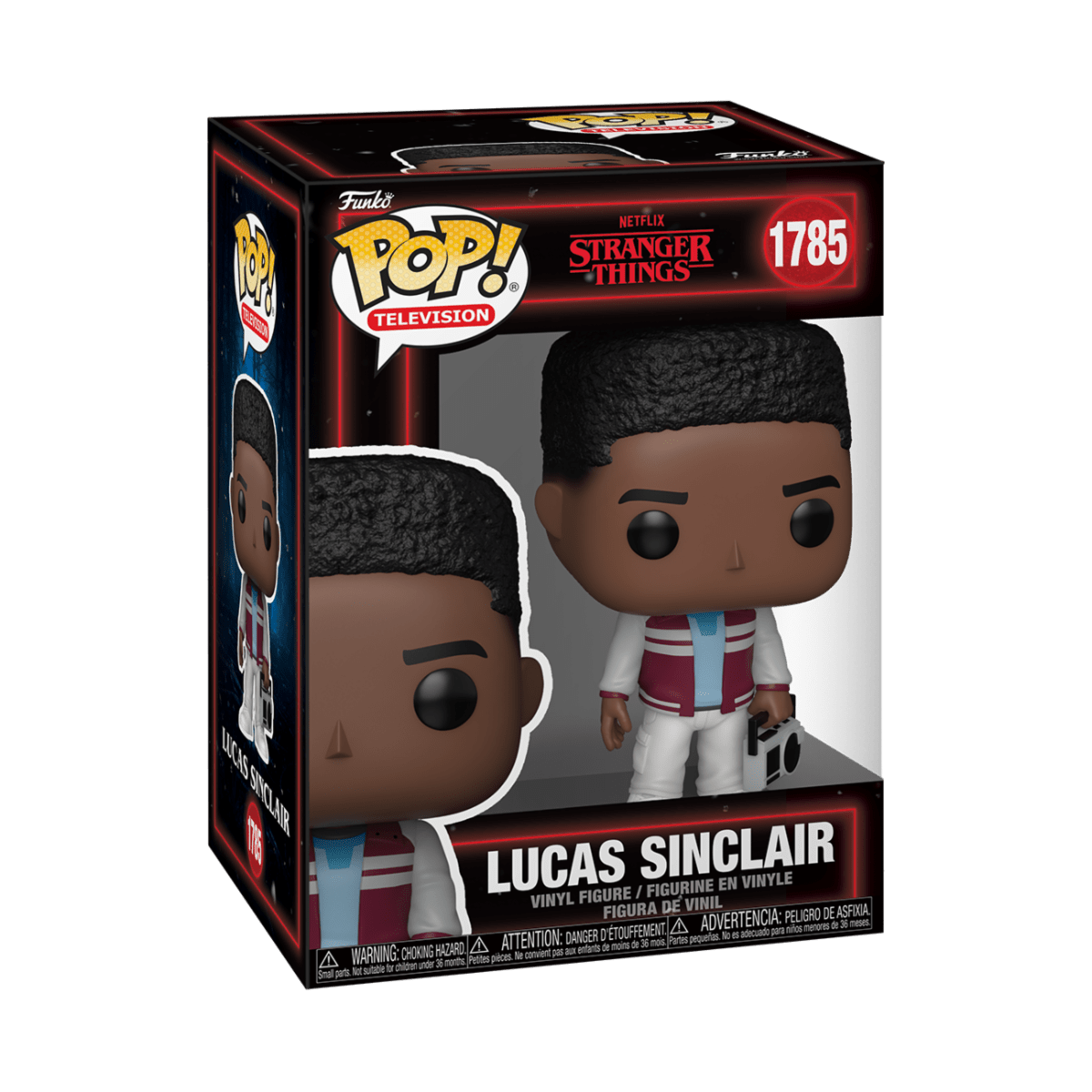 Lucas Sinclair with Boombox Stranger Things Season 5 Funko Pop! Vinyl