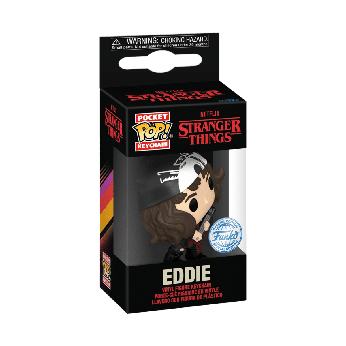 Hunter Eddie w/ Guitar Season 4 Funko Pop! Keychain