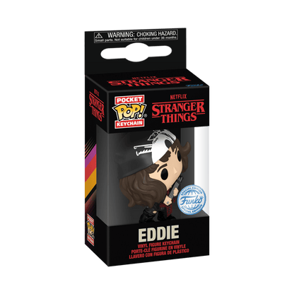 Hunter Eddie w/ Guitar Season 4 Funko Pop! Keychain