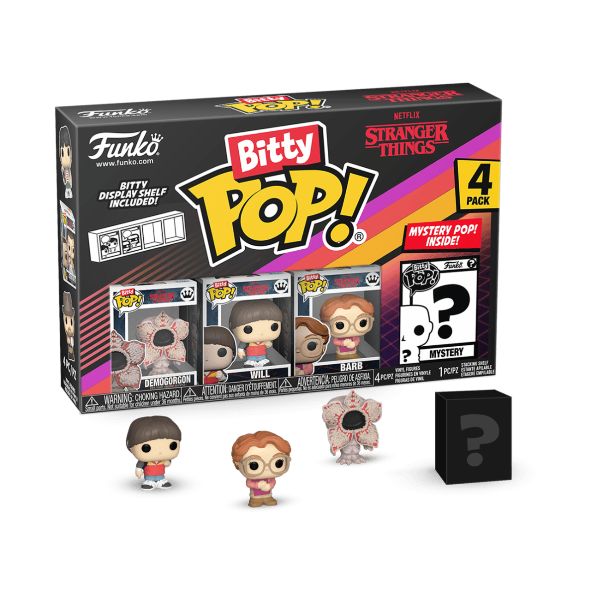 Stranger Things Funko Bitty Pop! Series 1 Demogorgon 4 Pack