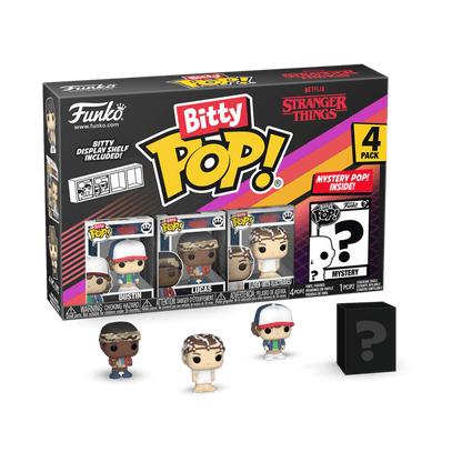 Stranger Things Funko Bitty Pop! Series Dustin 4 Pack